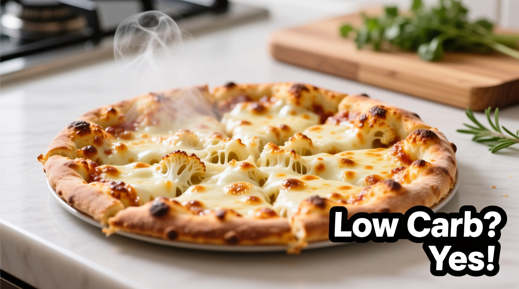 is cauliflower crust low carb