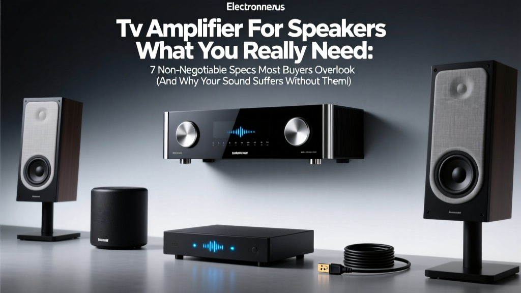 Tv Amplifier For Speakers What You Really Need: 7 Non-Negotiable Specs Most Buyers Overlook (And Why Your Sound Suffers Without Them)