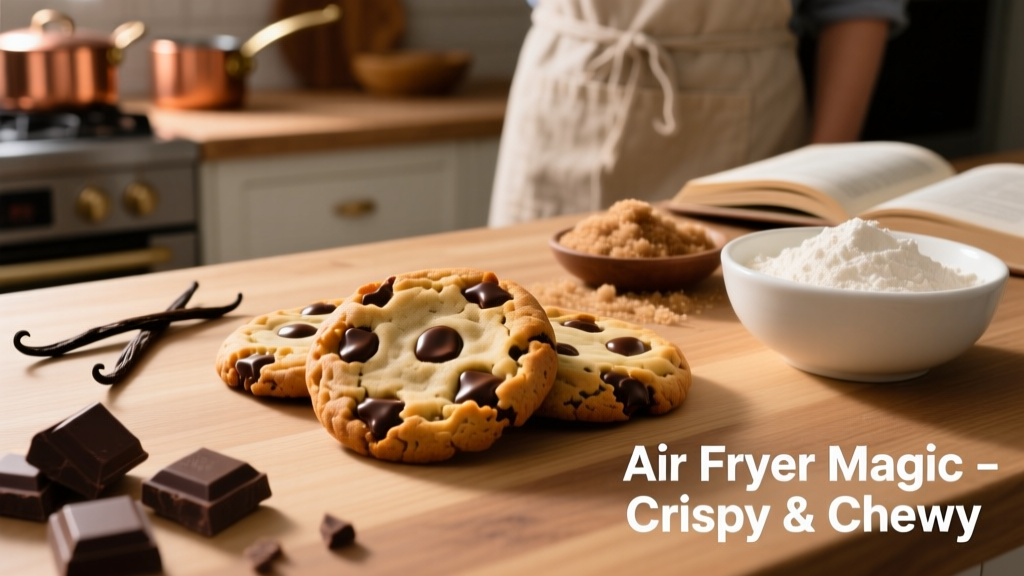 Air Fryer Chocolate Cookies: Crispy Edges, Chewy Centers