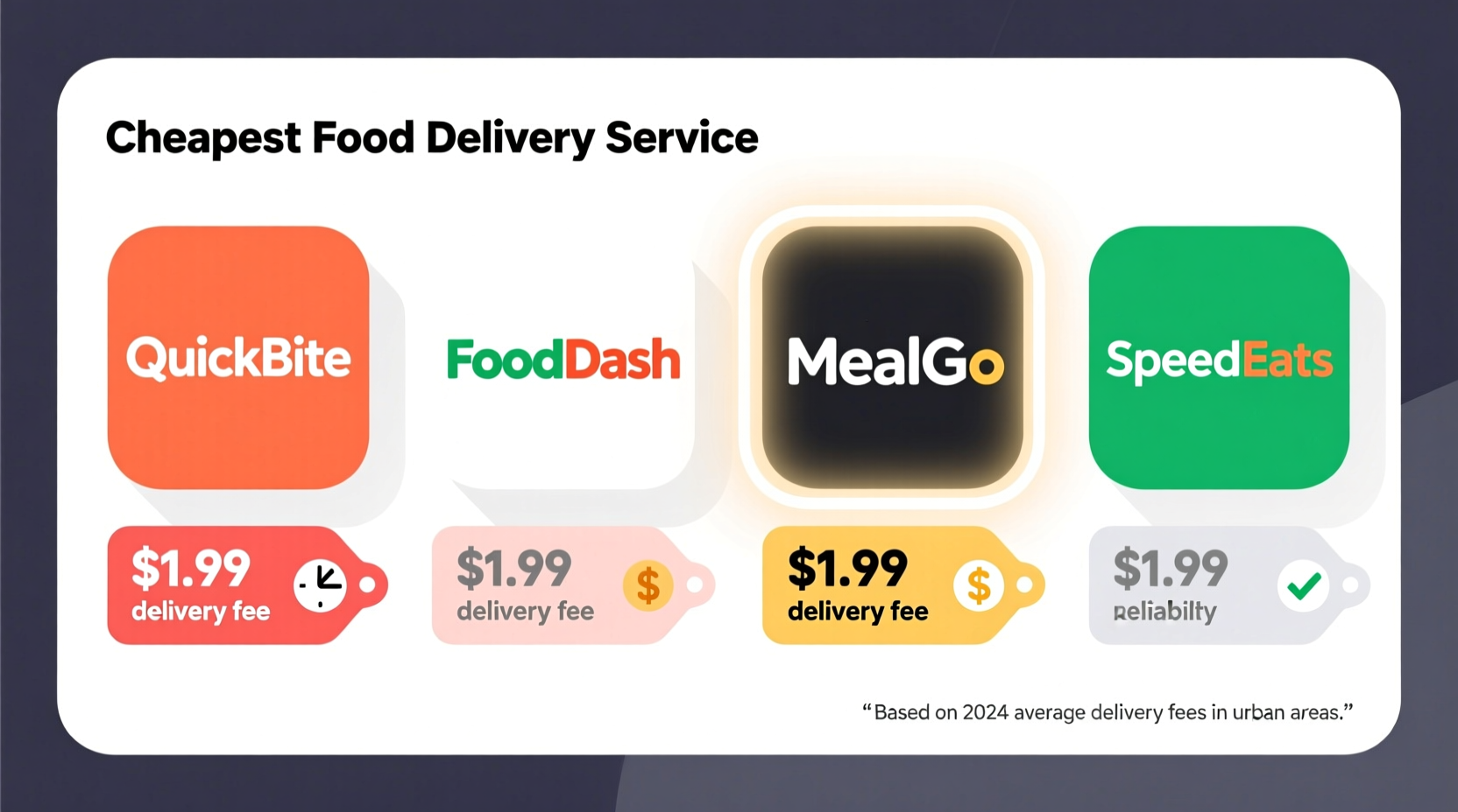 Cheapest Food Delivery Service 2024: Real Cost Comparison