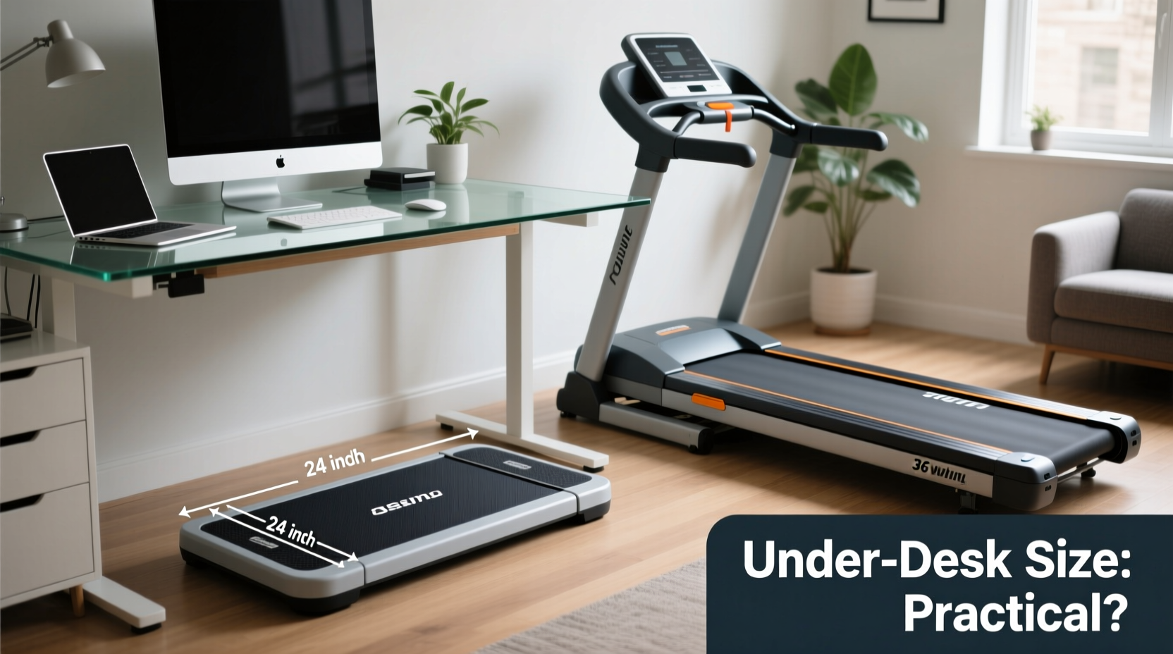 walking pad vs treadmill is the under desk size actually practical