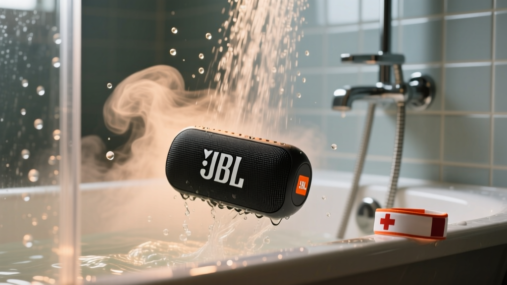 JBL Flip 6 Waterproof Real IP67 Limits Shower Use: What Engineers & Lifeguards Agree You’re Misunderstanding About Submersion, Steam, and Soap Damage