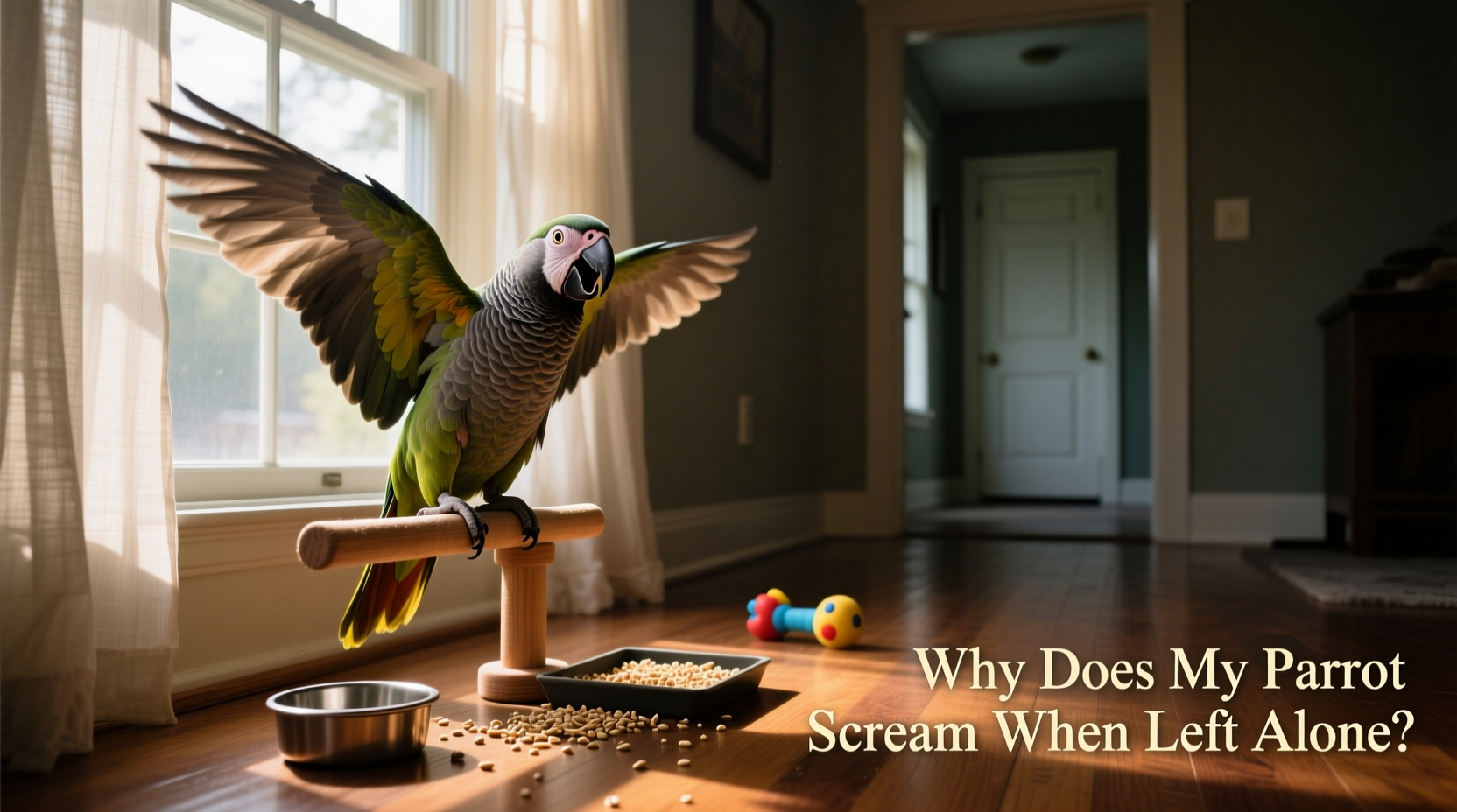 why does my parrot scream when left alone managing noise and loneliness