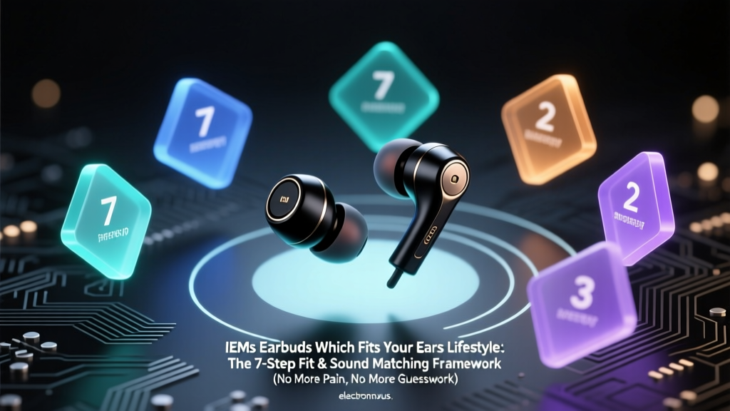IEMs Earbuds Which Fits Your Ears Lifestyle: The 7-Step Fit & Sound Matching Framework (No More Pain, No More Guesswork)