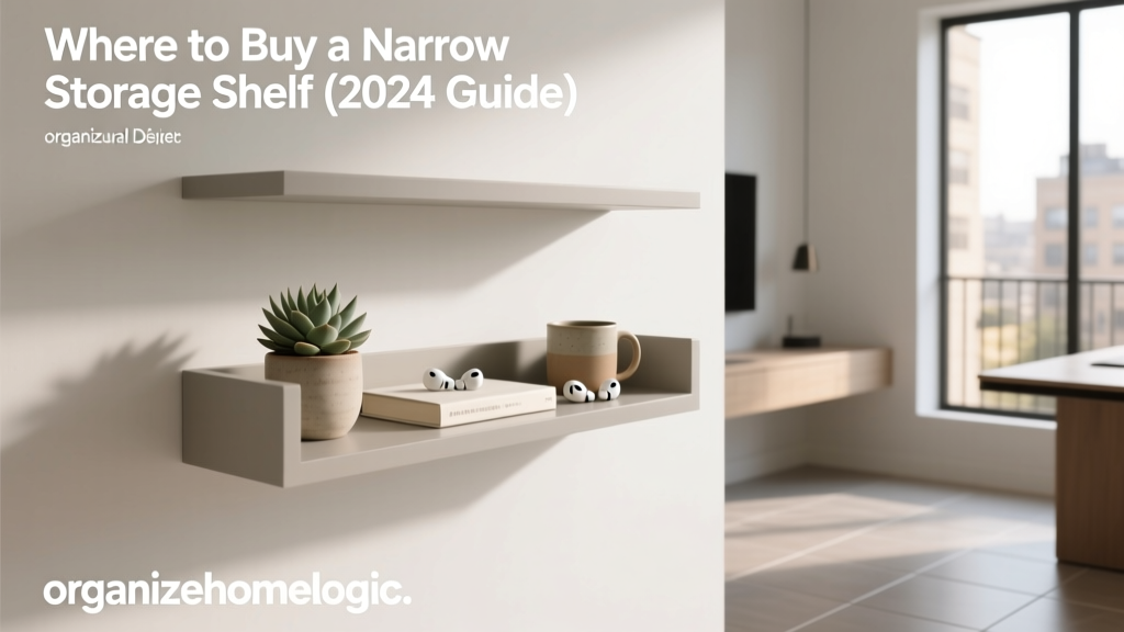 Where to Buy a Narrow Storage Shelf (2024 Guide)