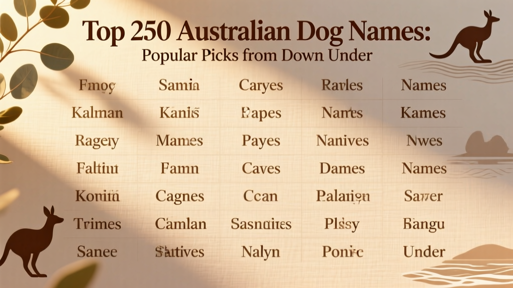 250+ Australian Dog Names: Popular Options From Down Under