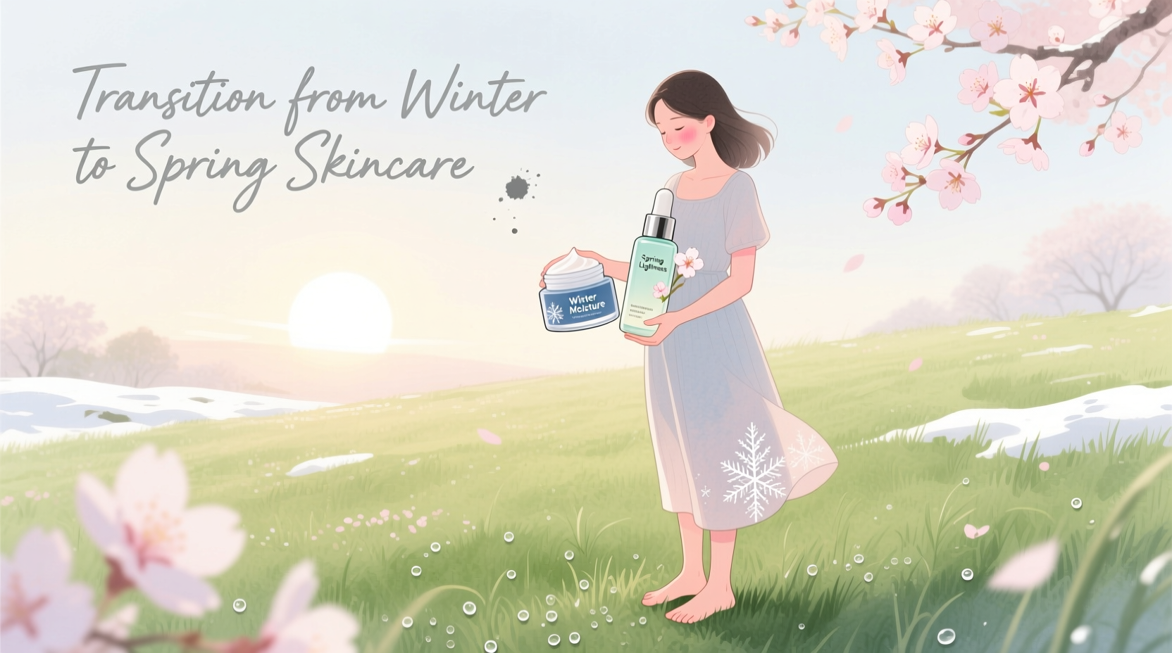 how to transition your skincare routine from winter to spring changes