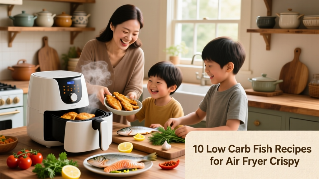 10 Low Carb Fish Recipes for Air Fryer (Crispy & Easy)