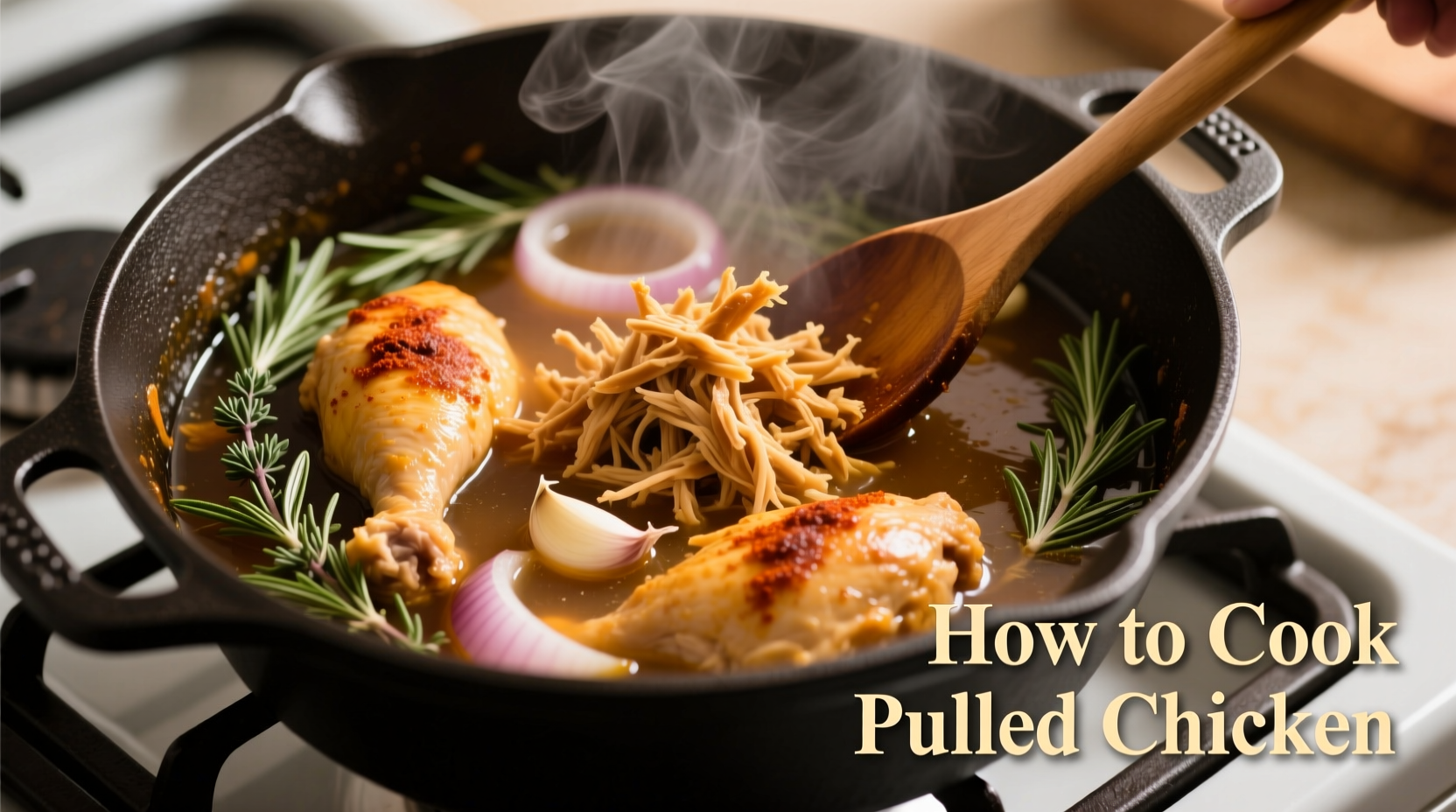 how to cook pulled chicken