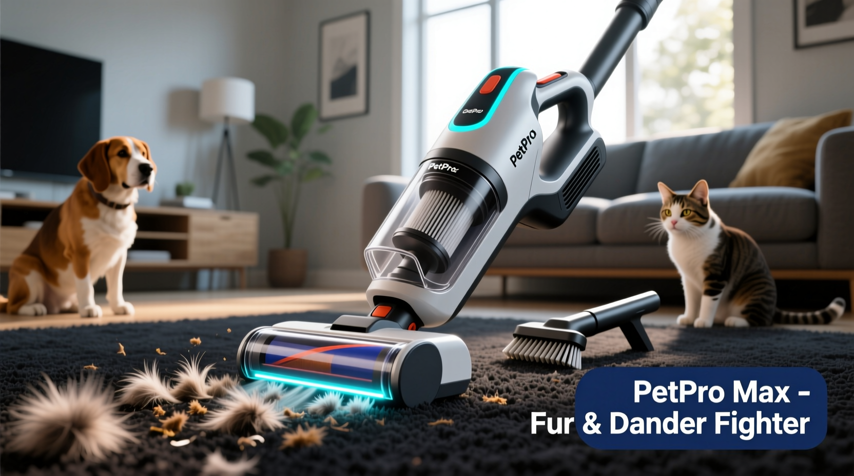cordless vacuum for pet owners which model handles fur and dander most efficiently