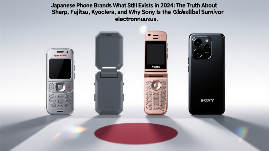 Japanese Phone Brands What Still Exists in 2024: The Truth About Sharp, Fujitsu, Kyocera, and Why Sony Is the Sole Global Survivor