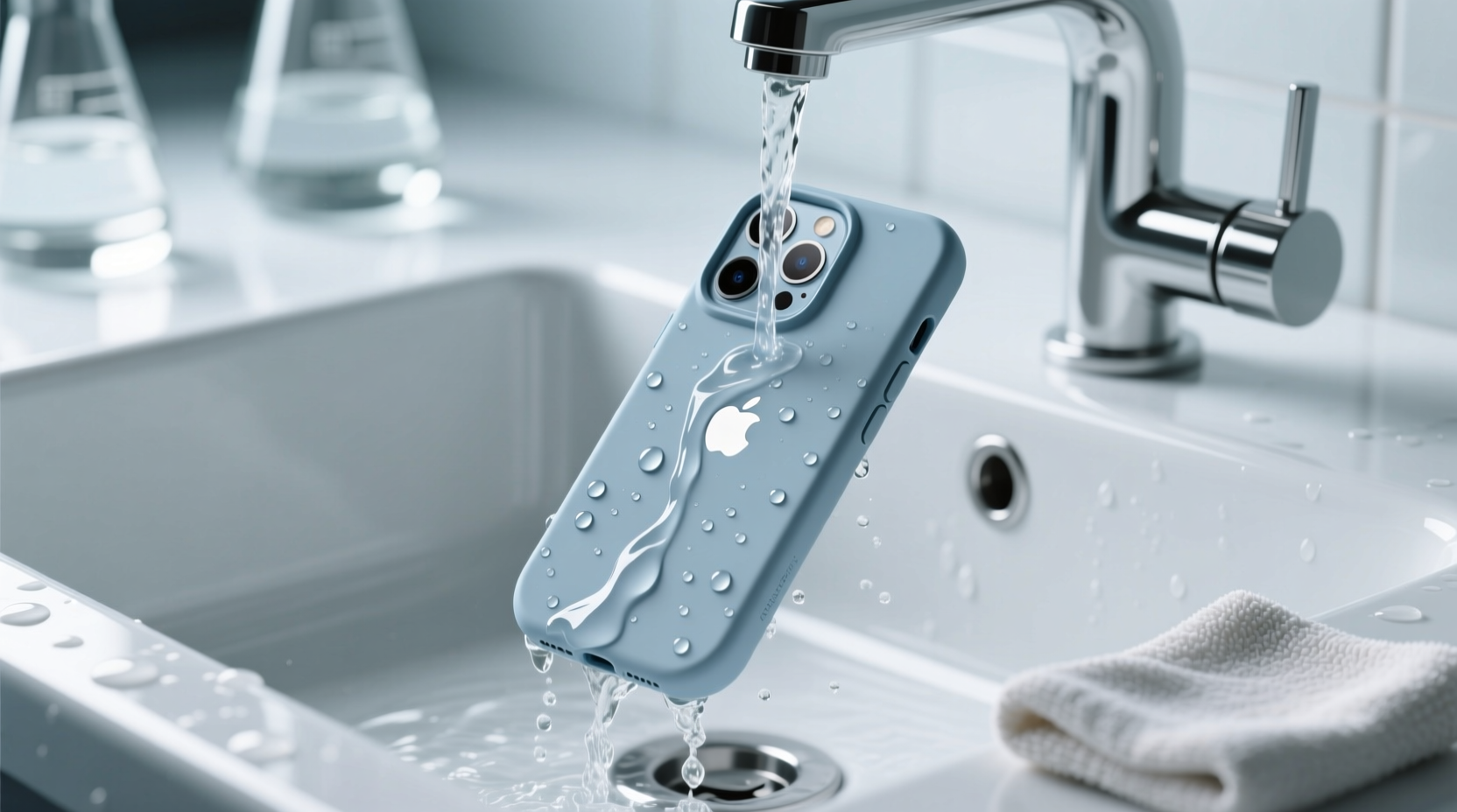 how to wash waterproof phone cases safely