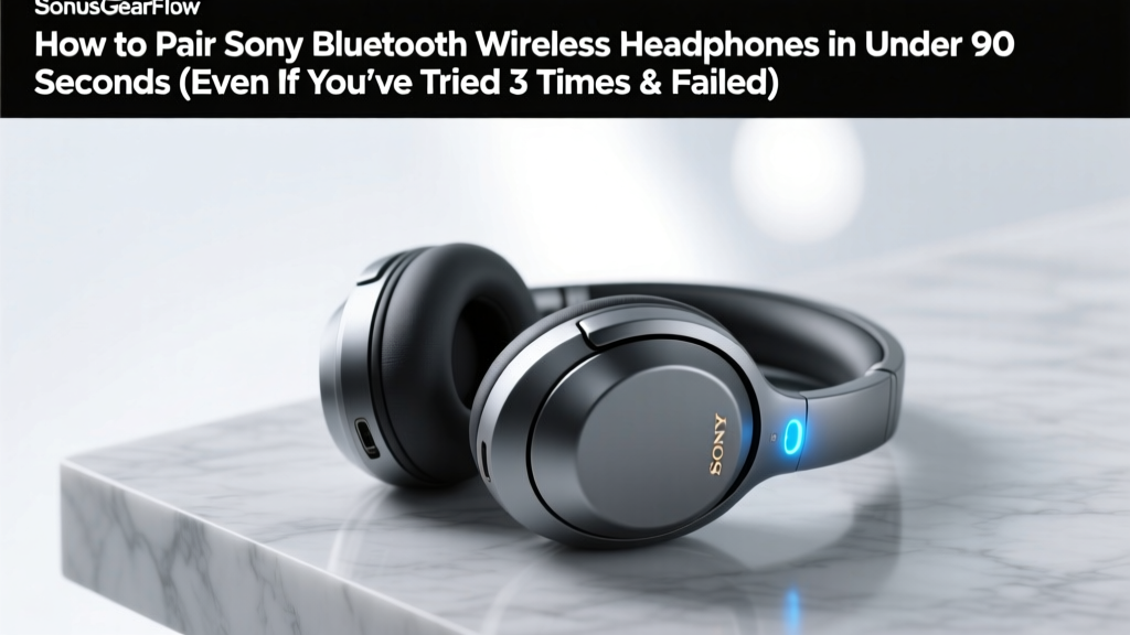 How To Pair Sony Bluetooth Wireless Headphones (2026)