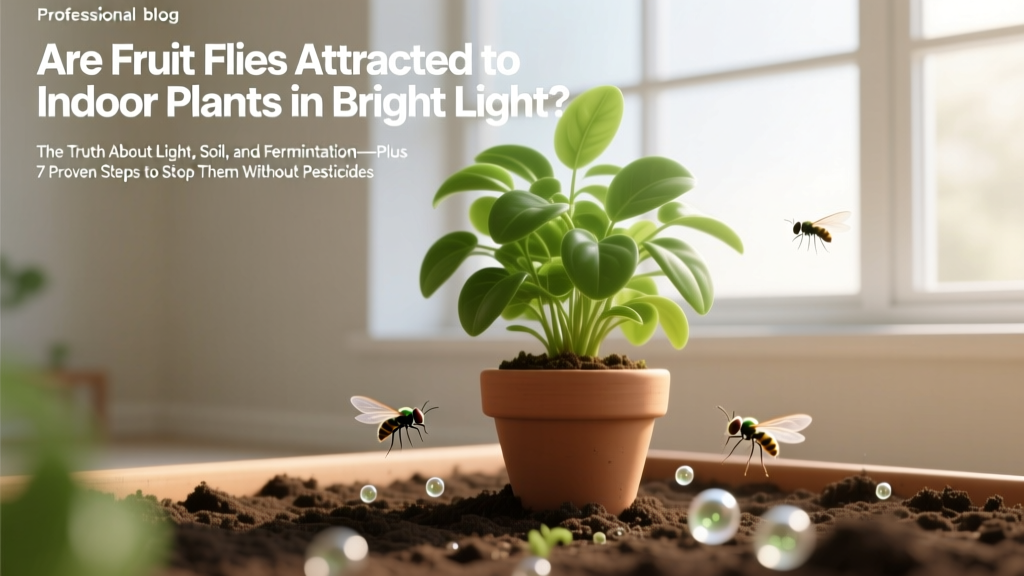 Fruit Flies and Indoor Plants: The Fermentation Truth