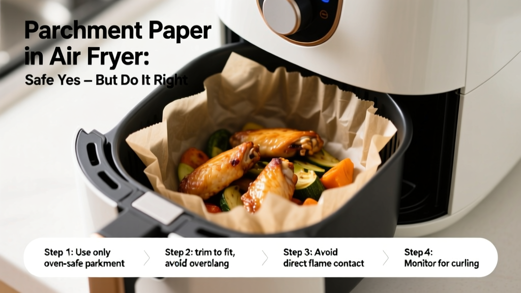 Parchment Paper in Air Fryer: Safe & Correct Use