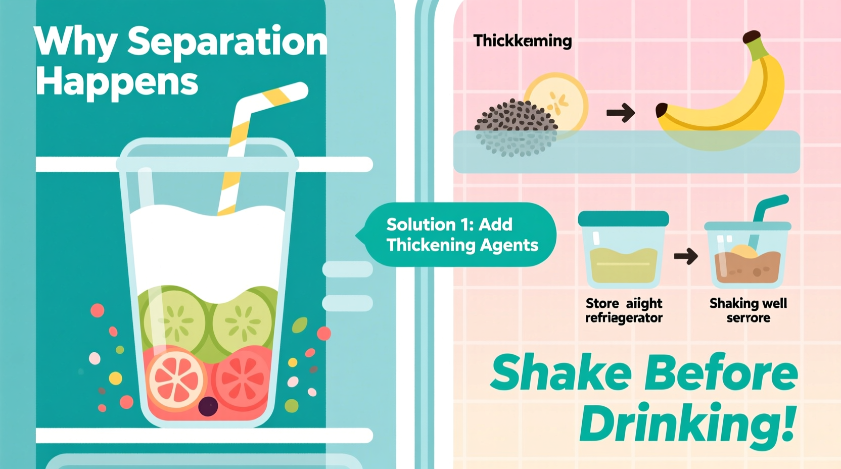 why does my smoothie separate in the fridge and how to keep it creamy