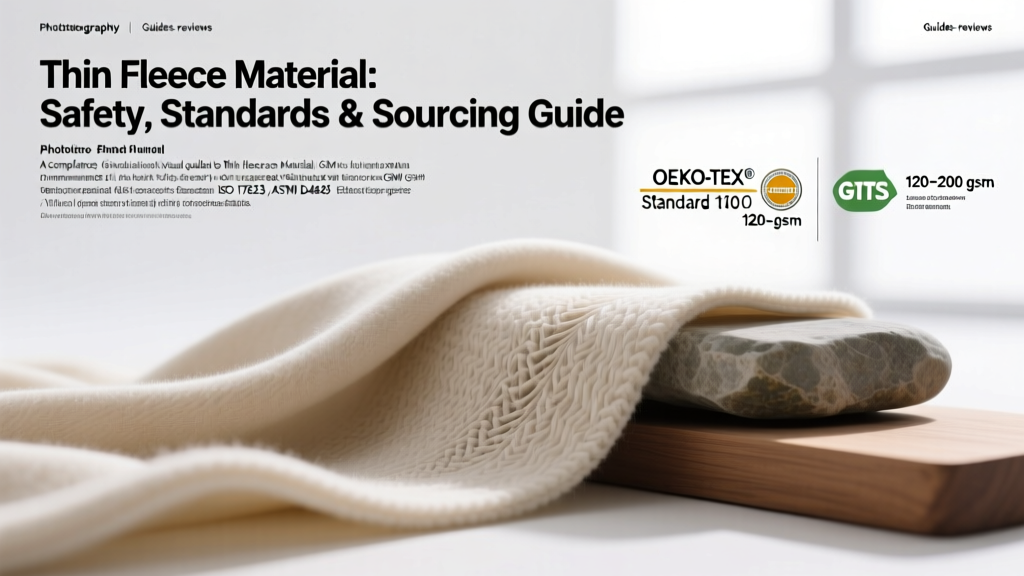 Thin Fleece Material: Safety, Standards & Sourcing Guide