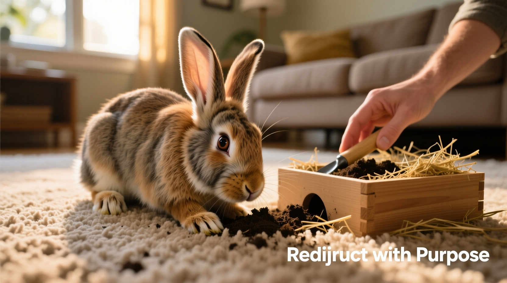 Why Does My Rabbit Dig At The Carpet And How To Redirect The Behavior ...