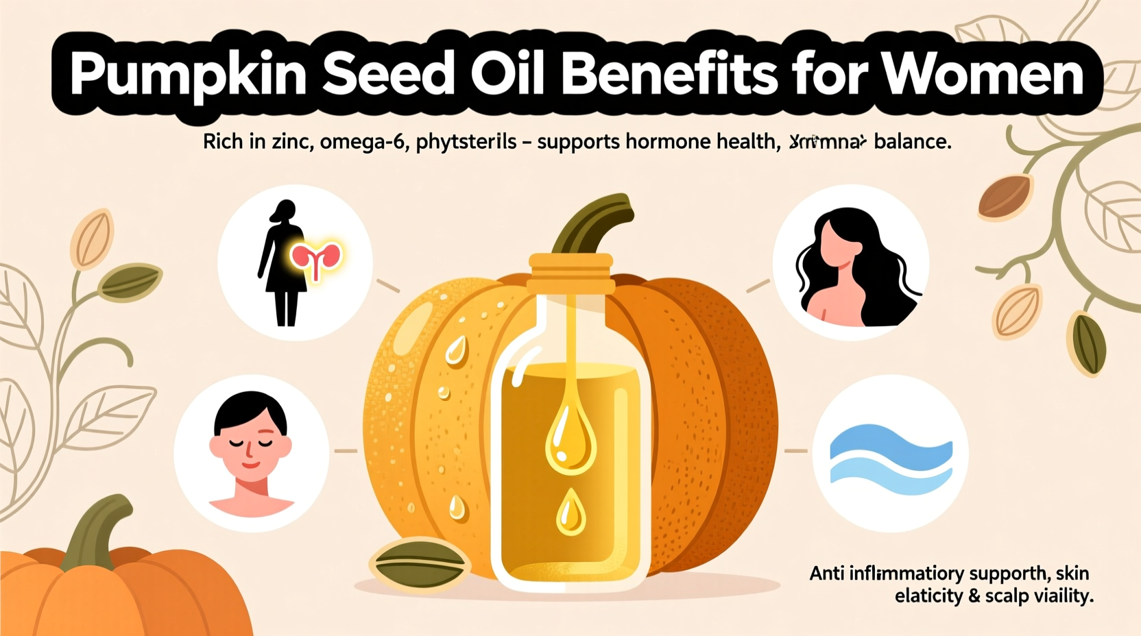 5 Science-Backed Pumpkin Seed Oil Benefits for Women