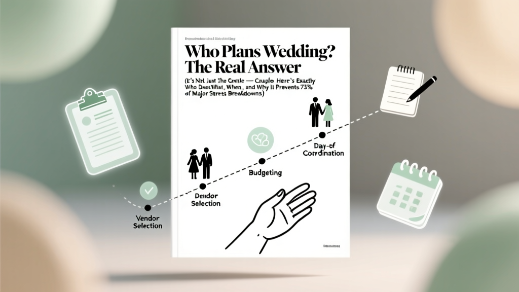 Who Plans Wedding? Modern Roles, Timeline & Stress Fixes