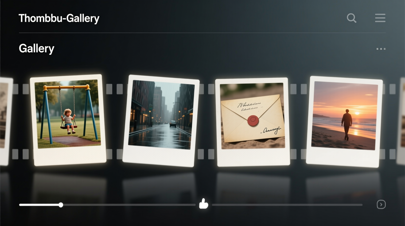 view your history in thumbnails with thumbstrips