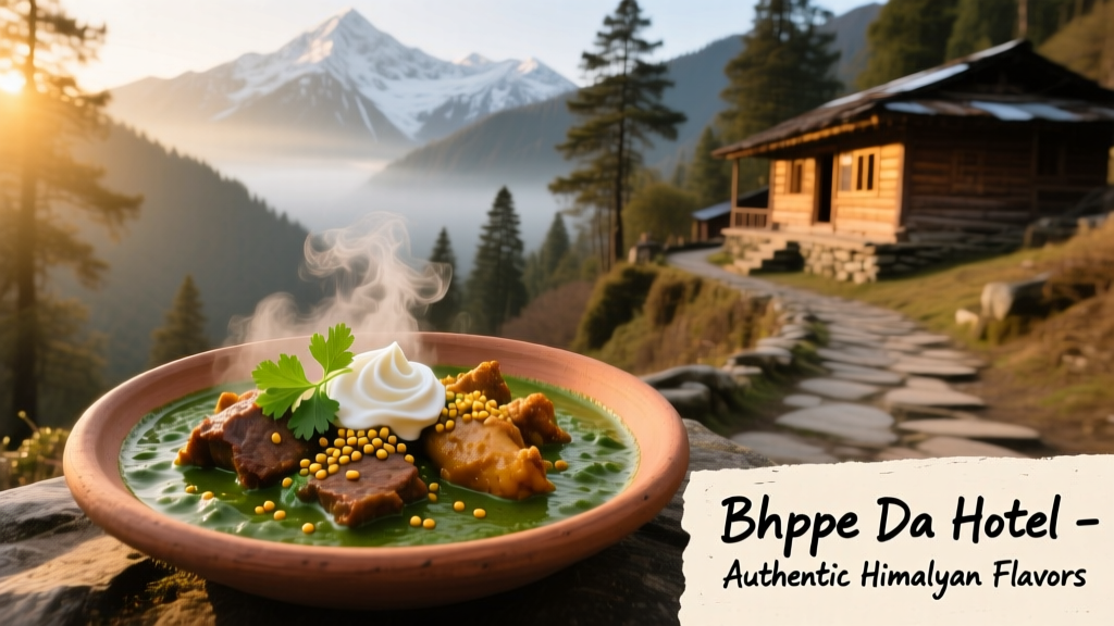 Video Saag Mutton and Chicken Curry at Bhape Da Hotel: A Culinary Deep Dive into Punjab’s Hidden Gem