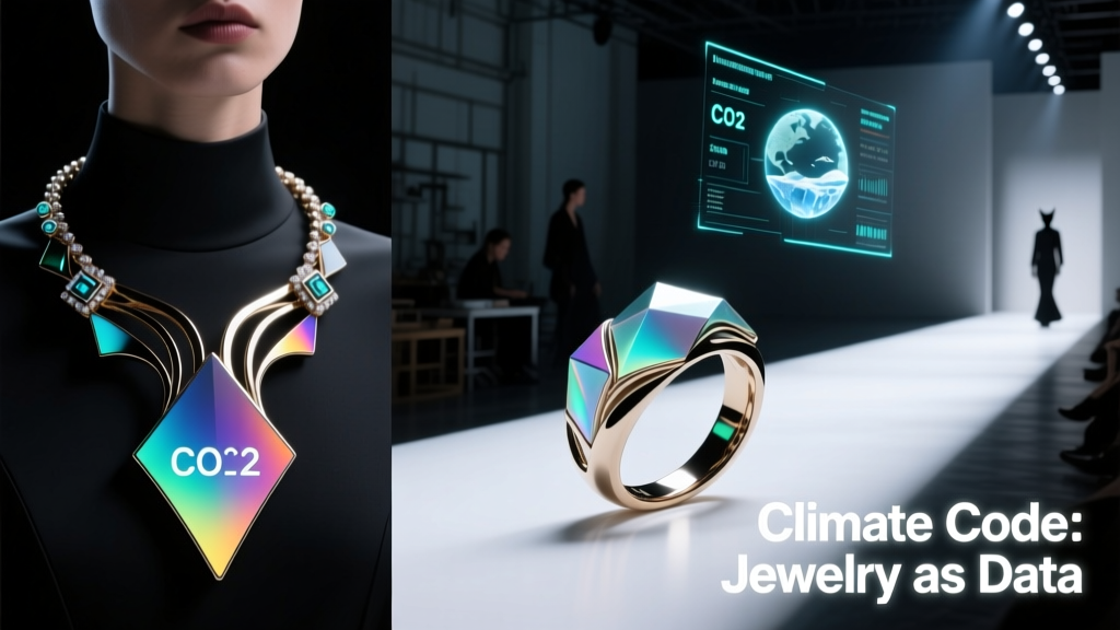 How Jewelry Designers Are Embedding Climate Data Into Pieces