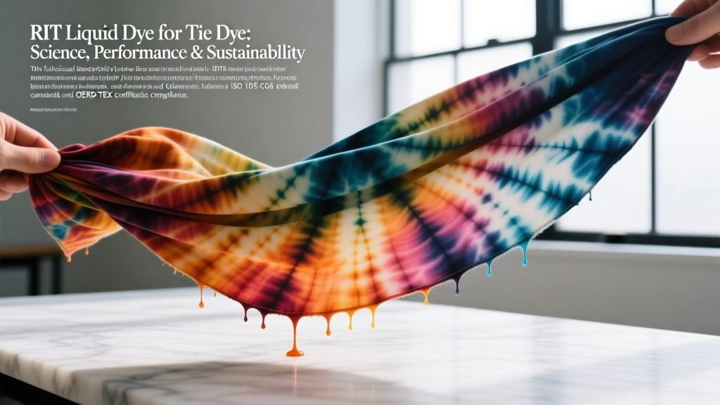 RIT Liquid Dye for Tie Dye: Science, Performance & Sustainability