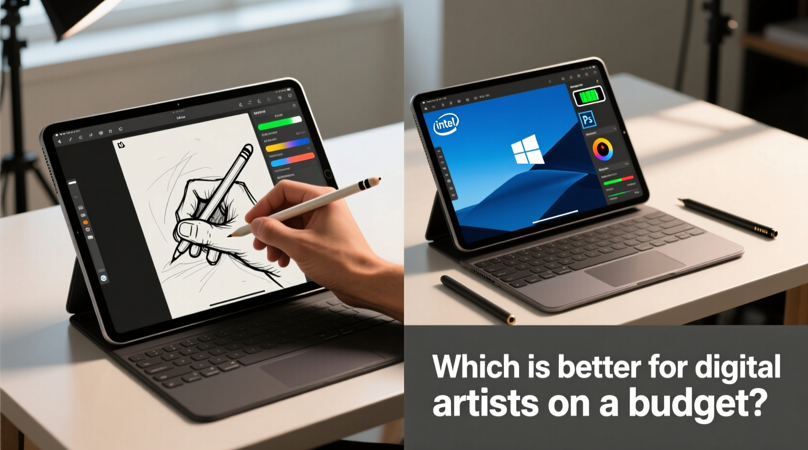 ipad pro vs surface pro which is better for digital artists on a budget