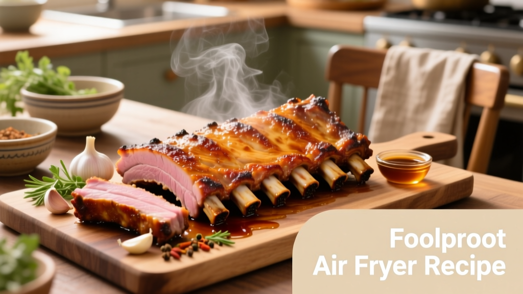 Air Fryer Pork Shoulder Ribs: Crispy, Juicy & Foolproof