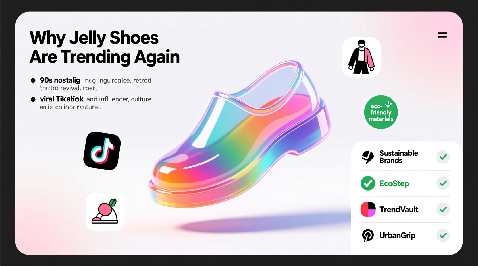why are jelly shoes trending again and where to find durable versions online