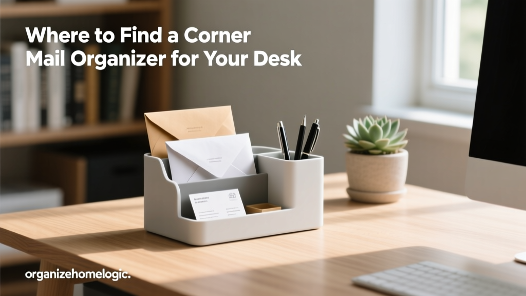 Where to Find a Corner Mail Organizer for Your Desk