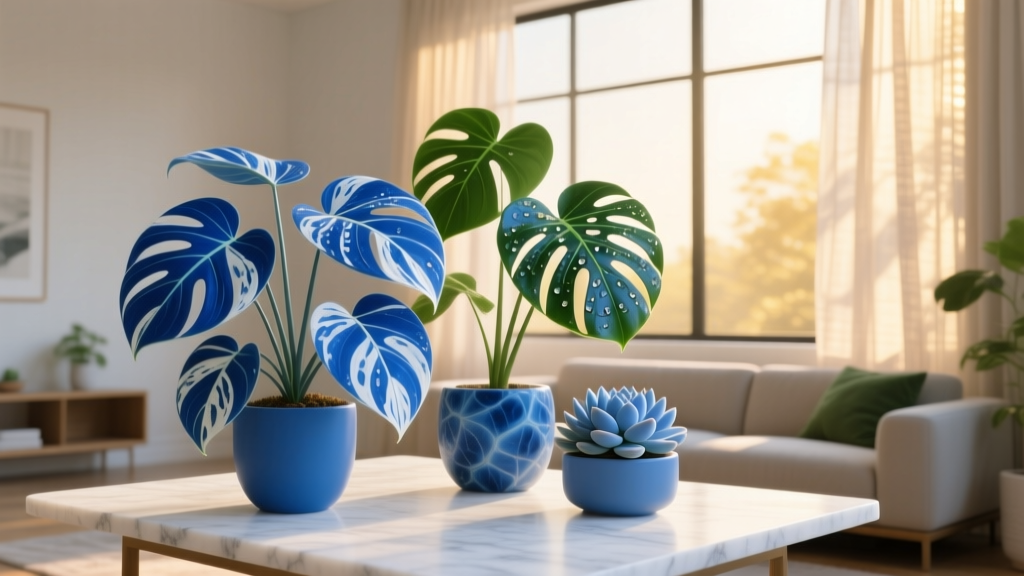 Blue Indoor Plants for Bright Light: 7 Thriving Options