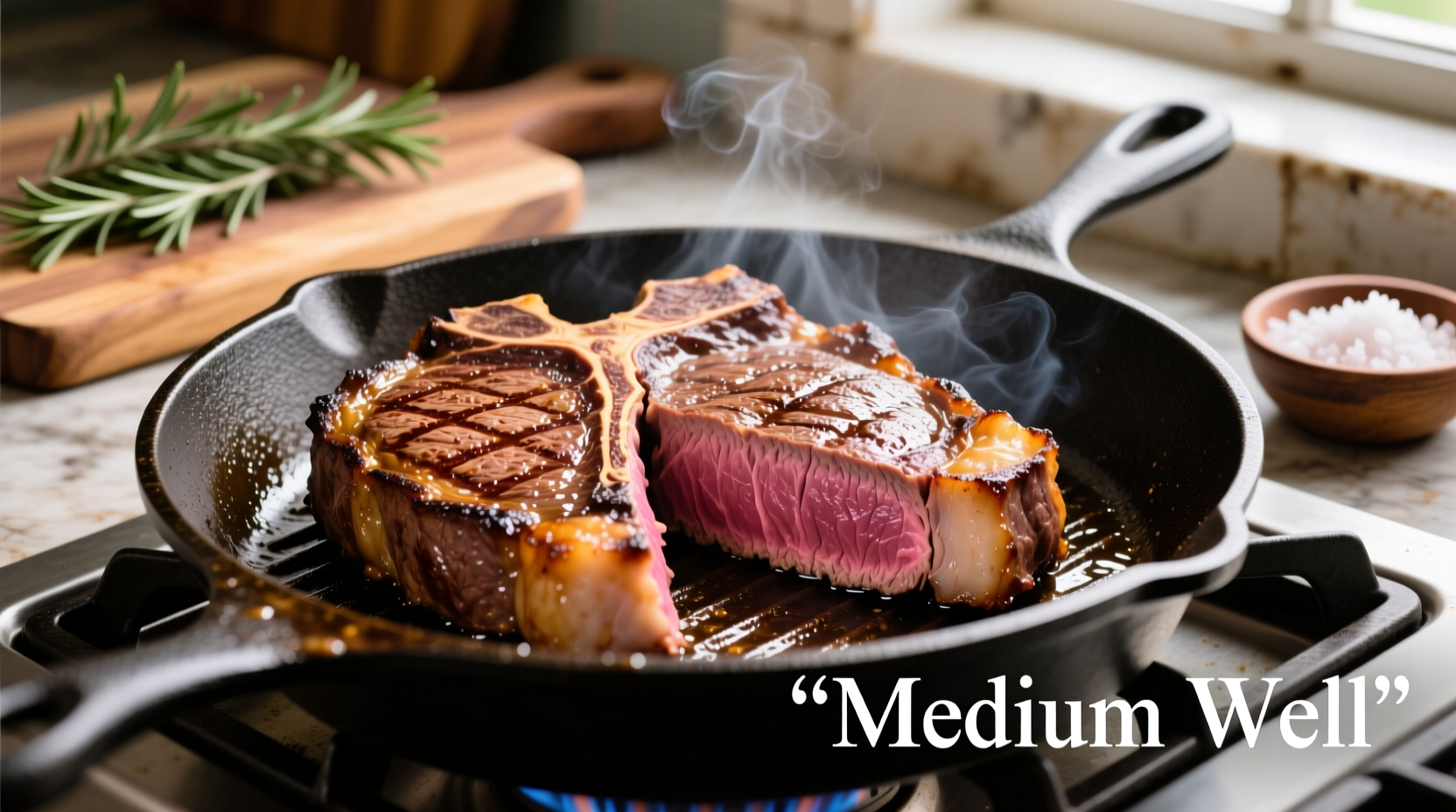 how to cook a medium well steak