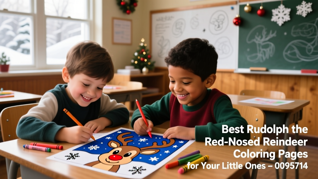 Best Rudolph the Red-Nosed Reindeer Coloring Pages for Your Little Ones: Developmentally Appropriate, Screen-Free Fun That Builds Fine Motor Skills and Holiday Joy