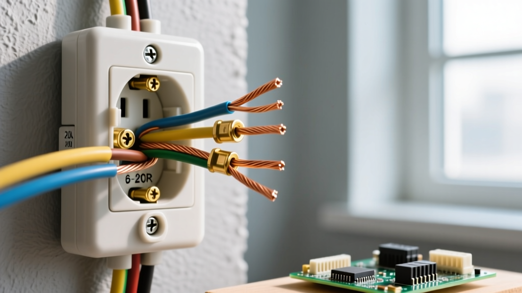 How to Wire a 20a 240v Receptacle: NEMA 6-20R Guide