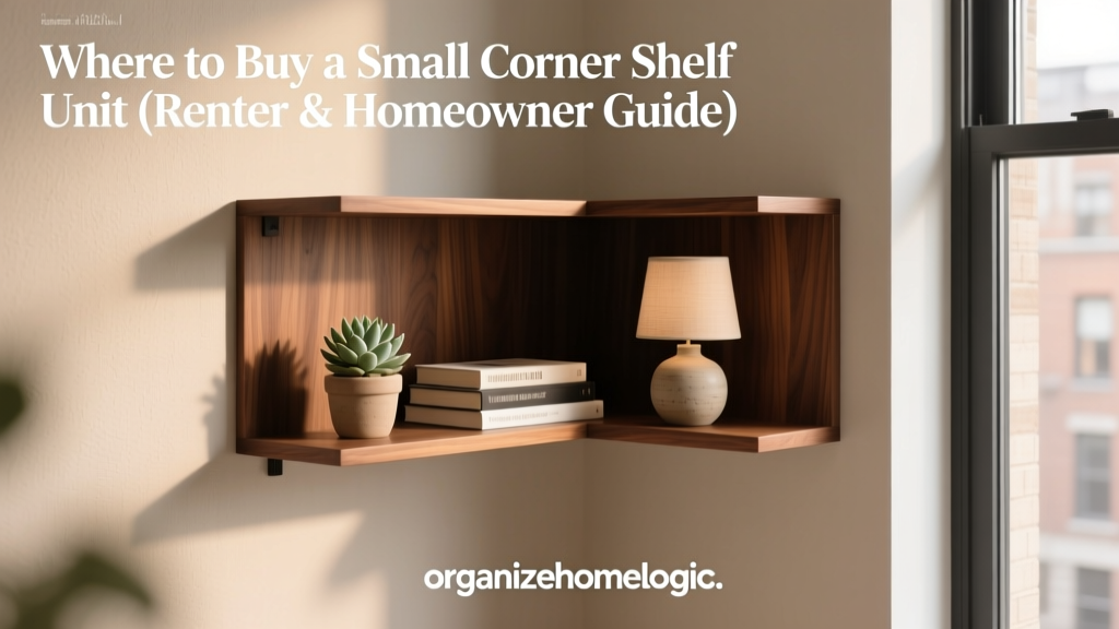 Small Corner Shelf Unit: Buy Guide for Renters & Owners