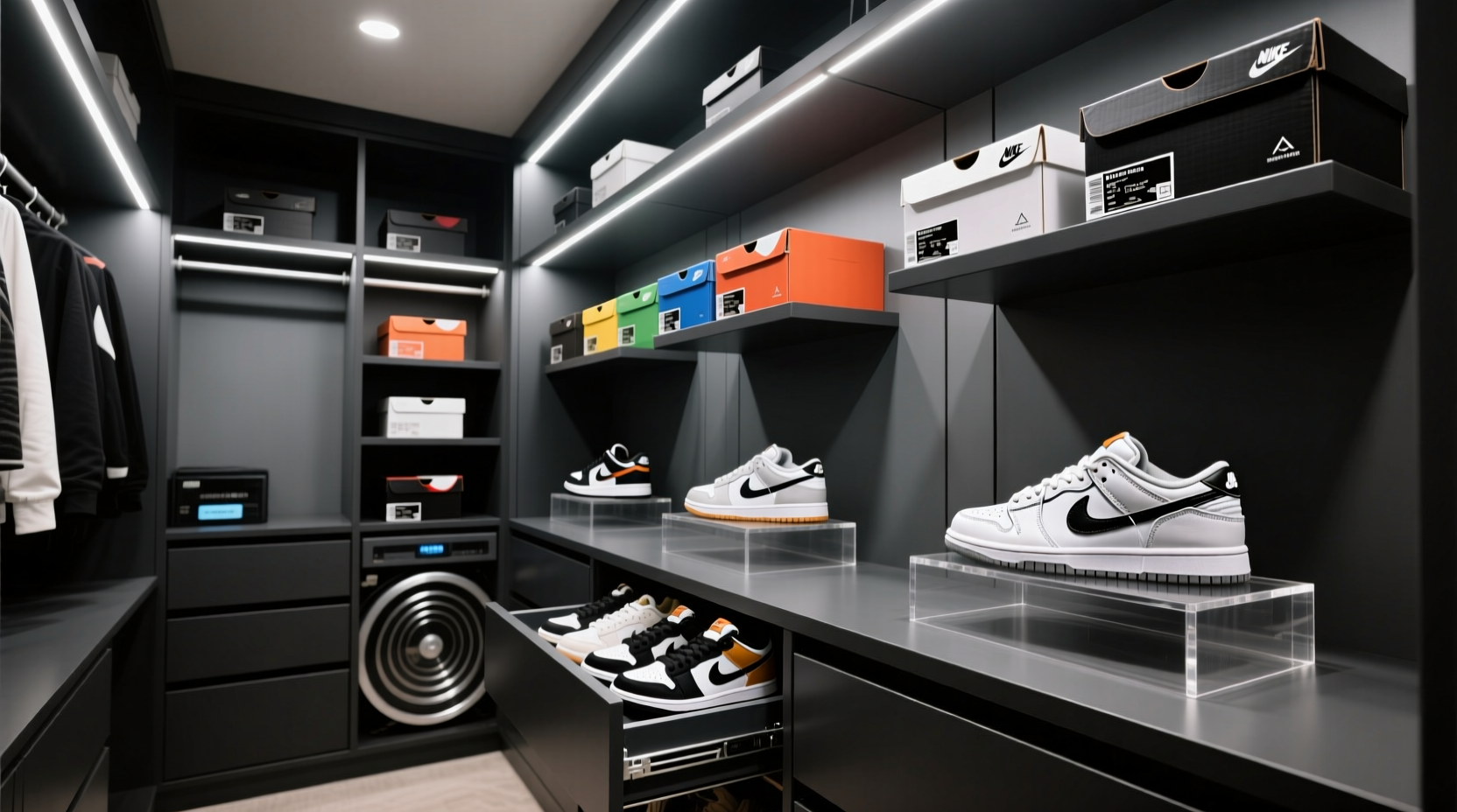 closet organization tips for sneaker collectors