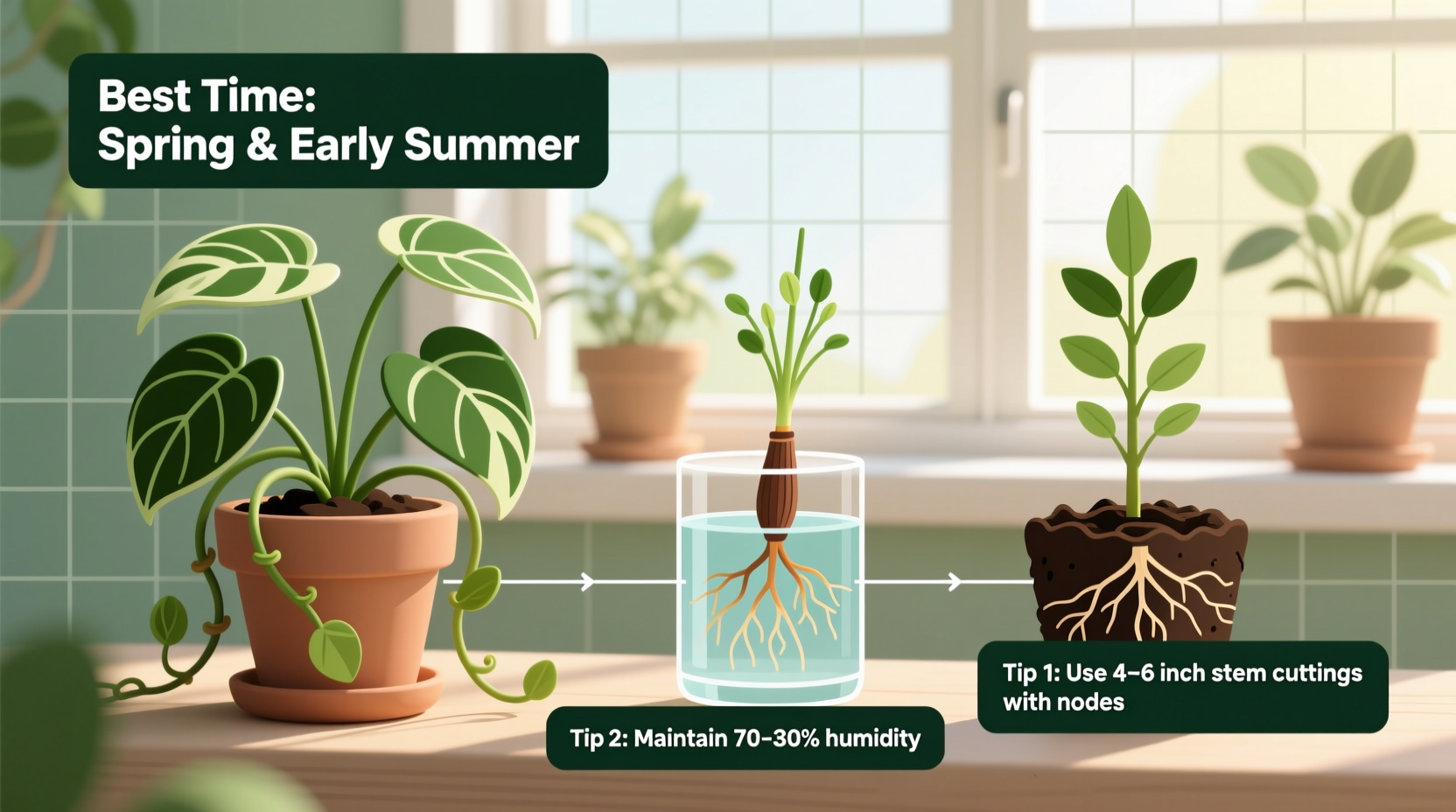 Propagate Pothos in 3 Steps | TheHomeSprouts