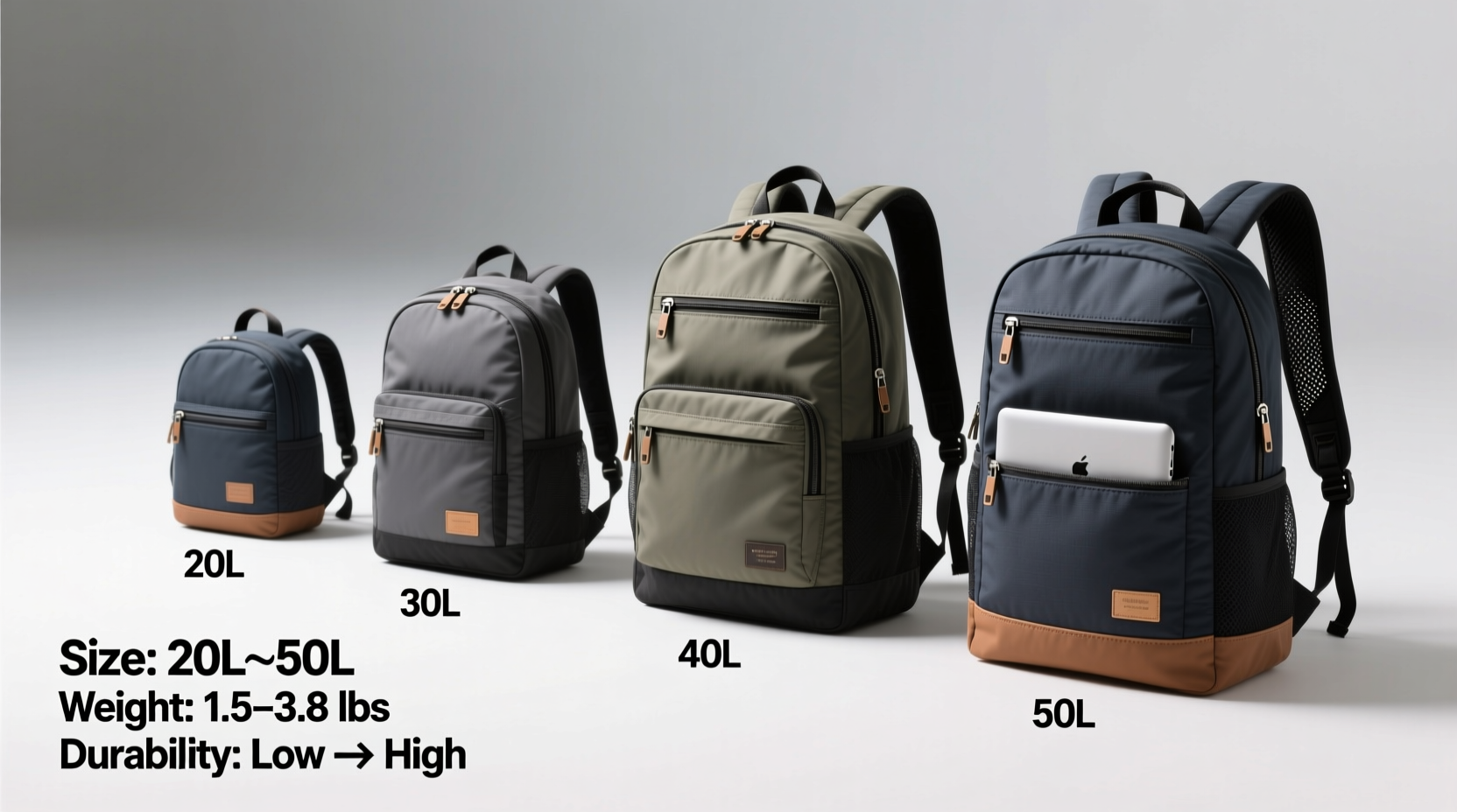 how to choose the right backpack for college based on size weight and durability