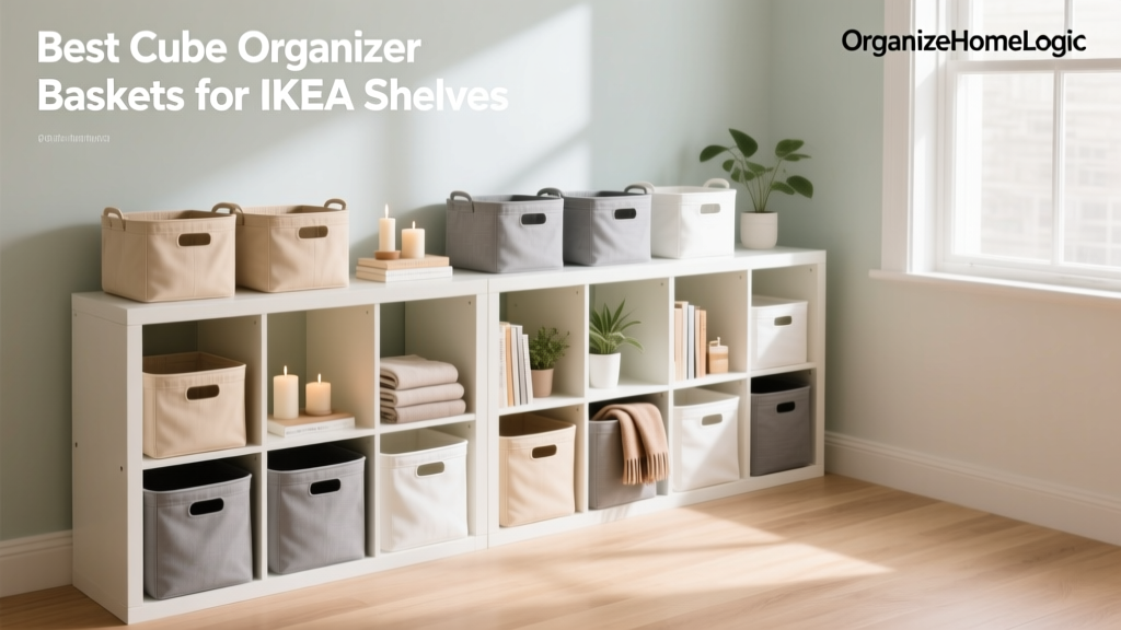 Best Cube Organizer Baskets for IKEA Shelves