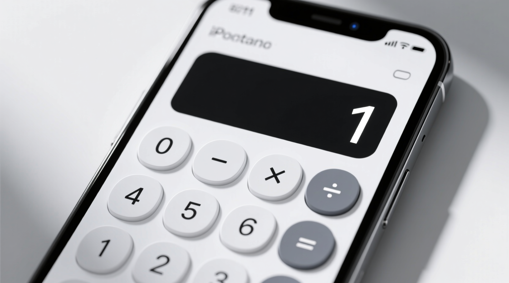 dont use the calculator on ios 11 1