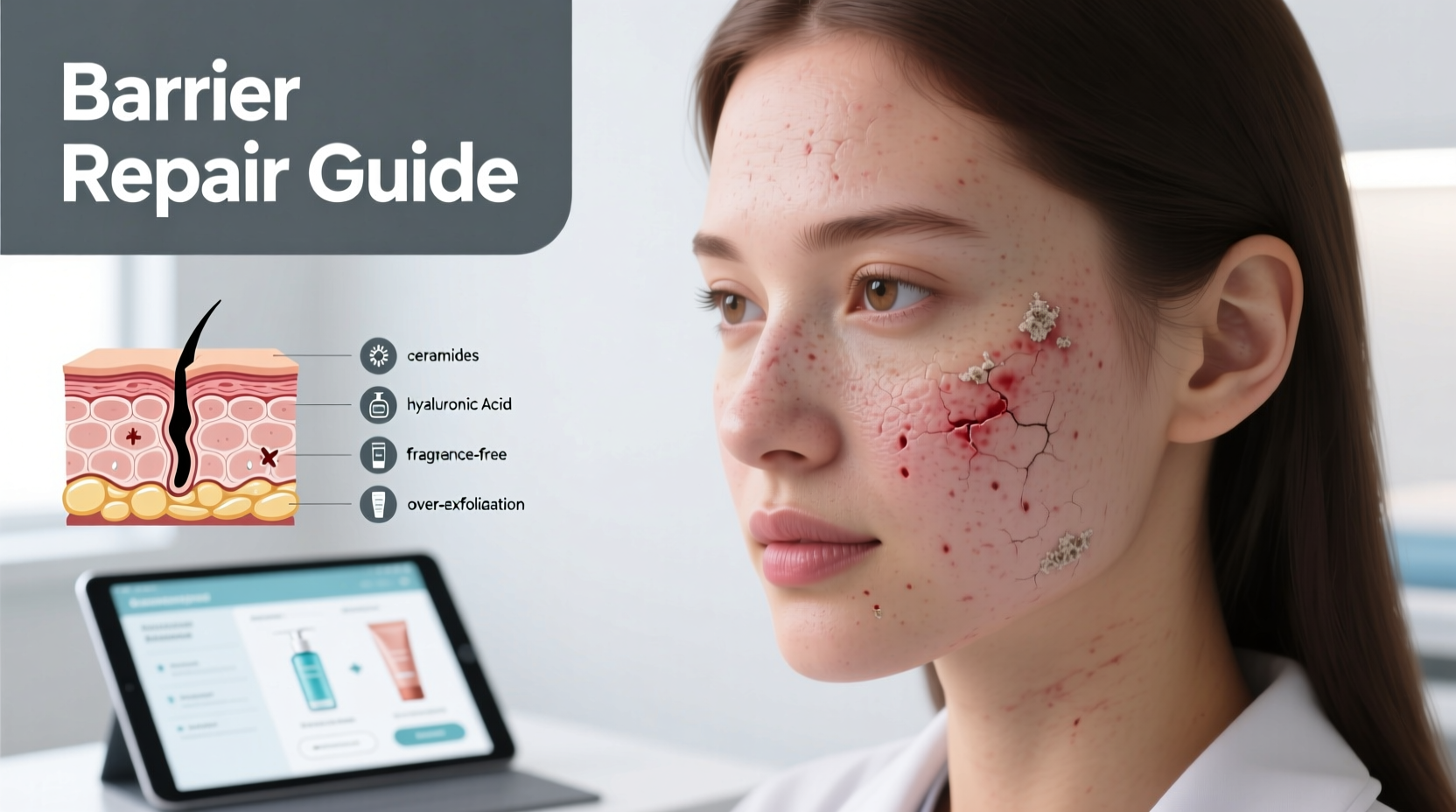 Rebuilding Skin Barrier After Over-Exfoliation: Step-By-Step Recovery 