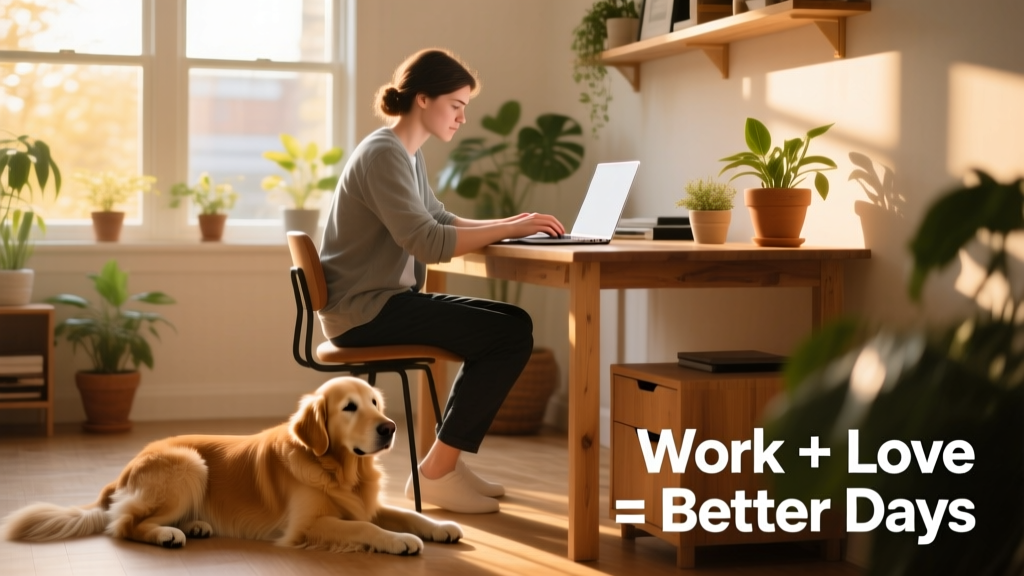 How pet sitting benefits the remote working experience