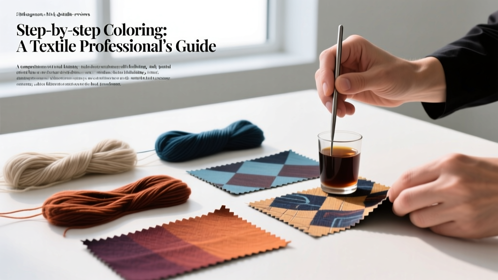 Step-by-Step Coloring: A Textile Professional’s Guide