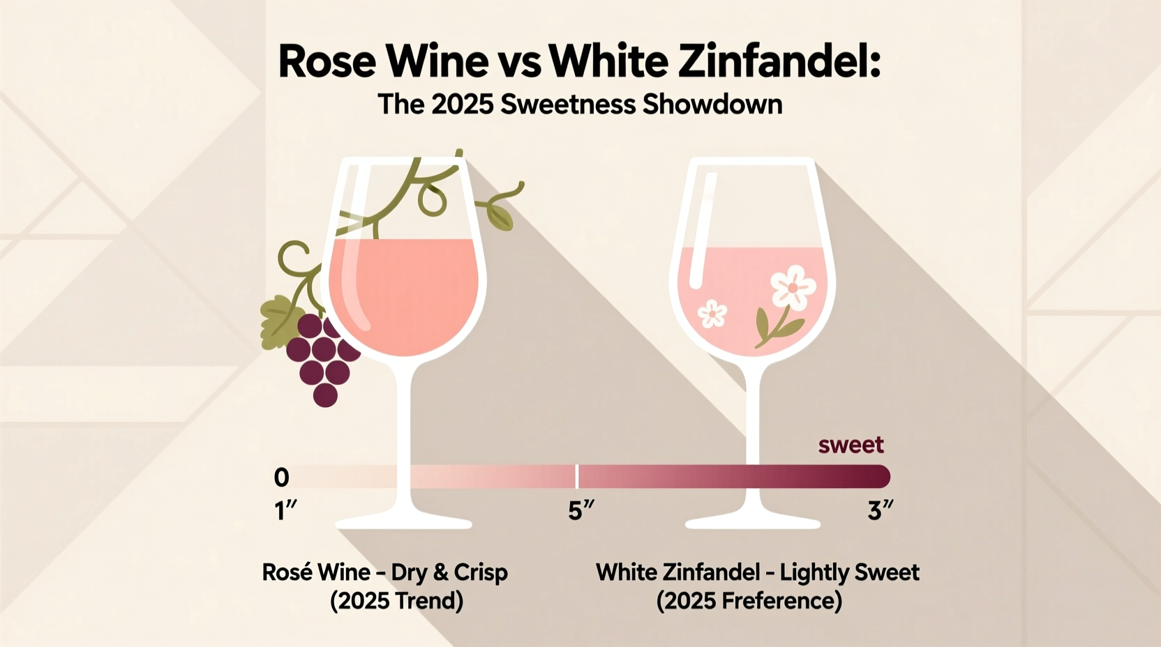 Rose Wine Vs White Zinfandel Which Pink Option Is Less Sweet In 2025