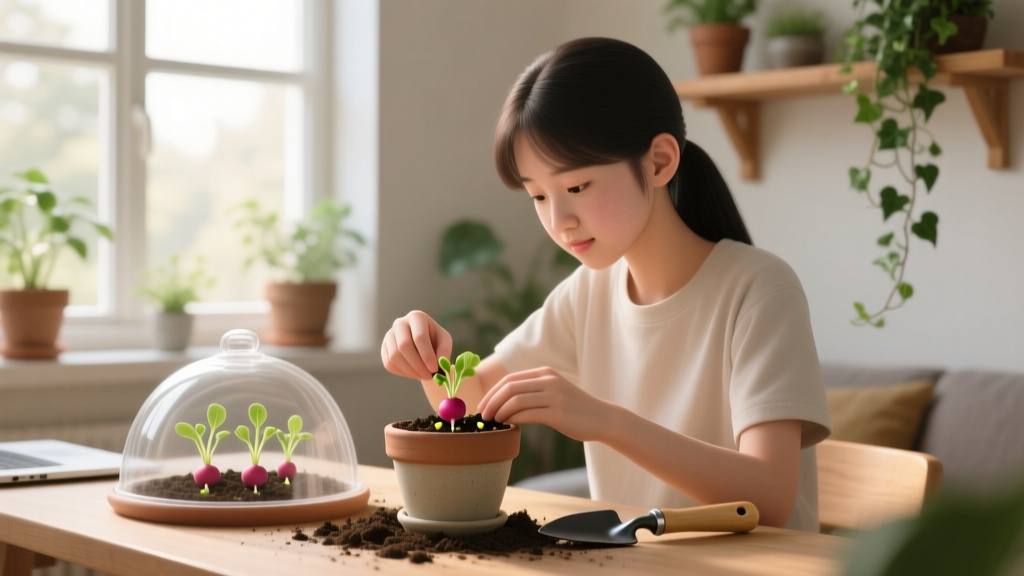 Radish Seeds Indoors: 5-Step Repotting for Kids (2026)