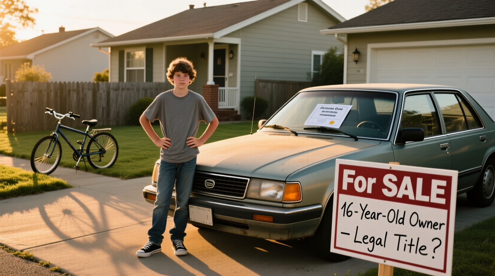 can a 16 year old own a car