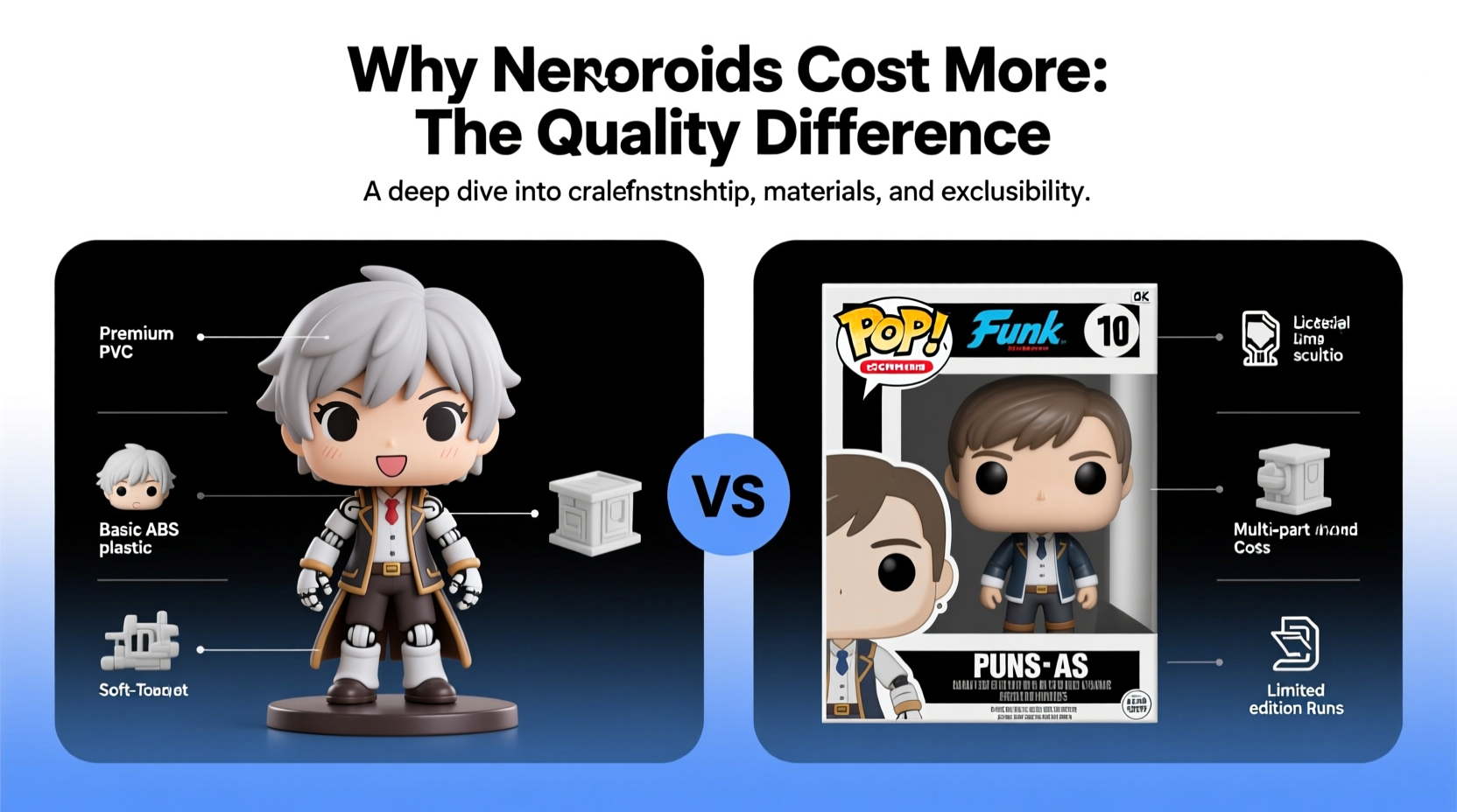why are nendoroid figures so expensive compared to funko pops quality breakdown