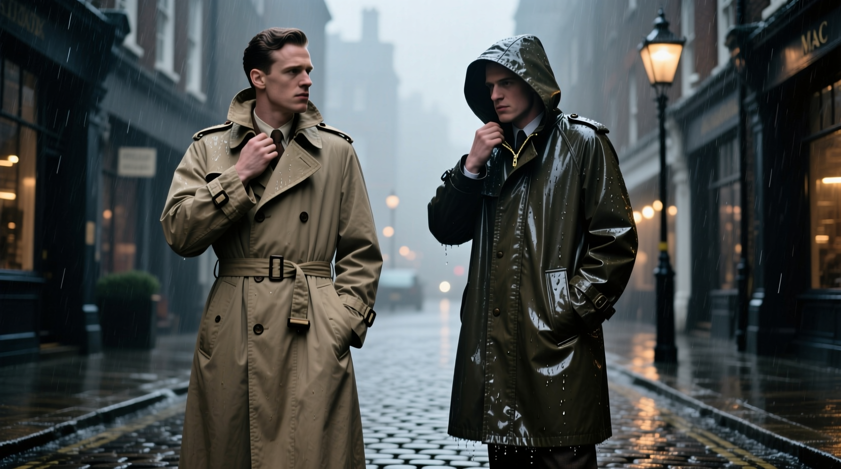 trench coat vs mac coat styling differences and weather practicality